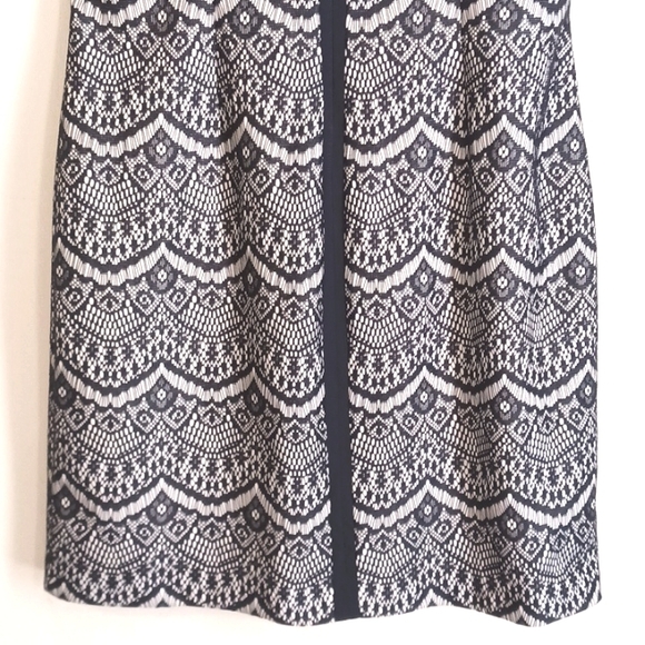 Jessica Simpson "Baroque Design" Lace Look Dress in Size 12 (NWT) - Picture 6 of 10